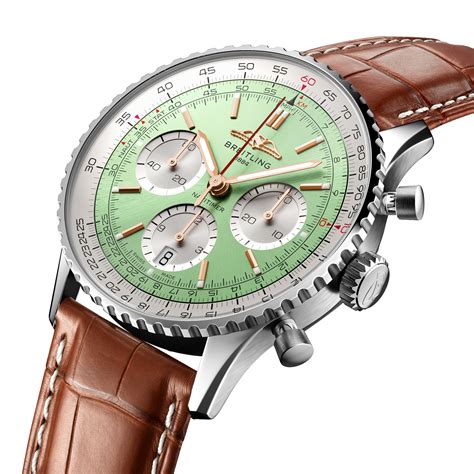 breitling navitimer mint|breitling navitimer gold bezel.